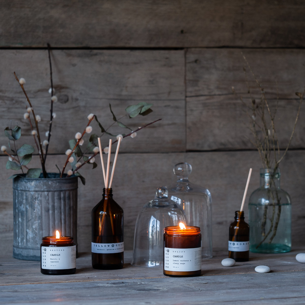 Aromatherapy Reed Diffusers, Candles and Bath Products | Yellow Gorse