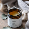 all purpose balm Contains: Argan, shea, jojoba, calendula, safflower, sea buckthorn, vitamin E, tea tree & lavender oil