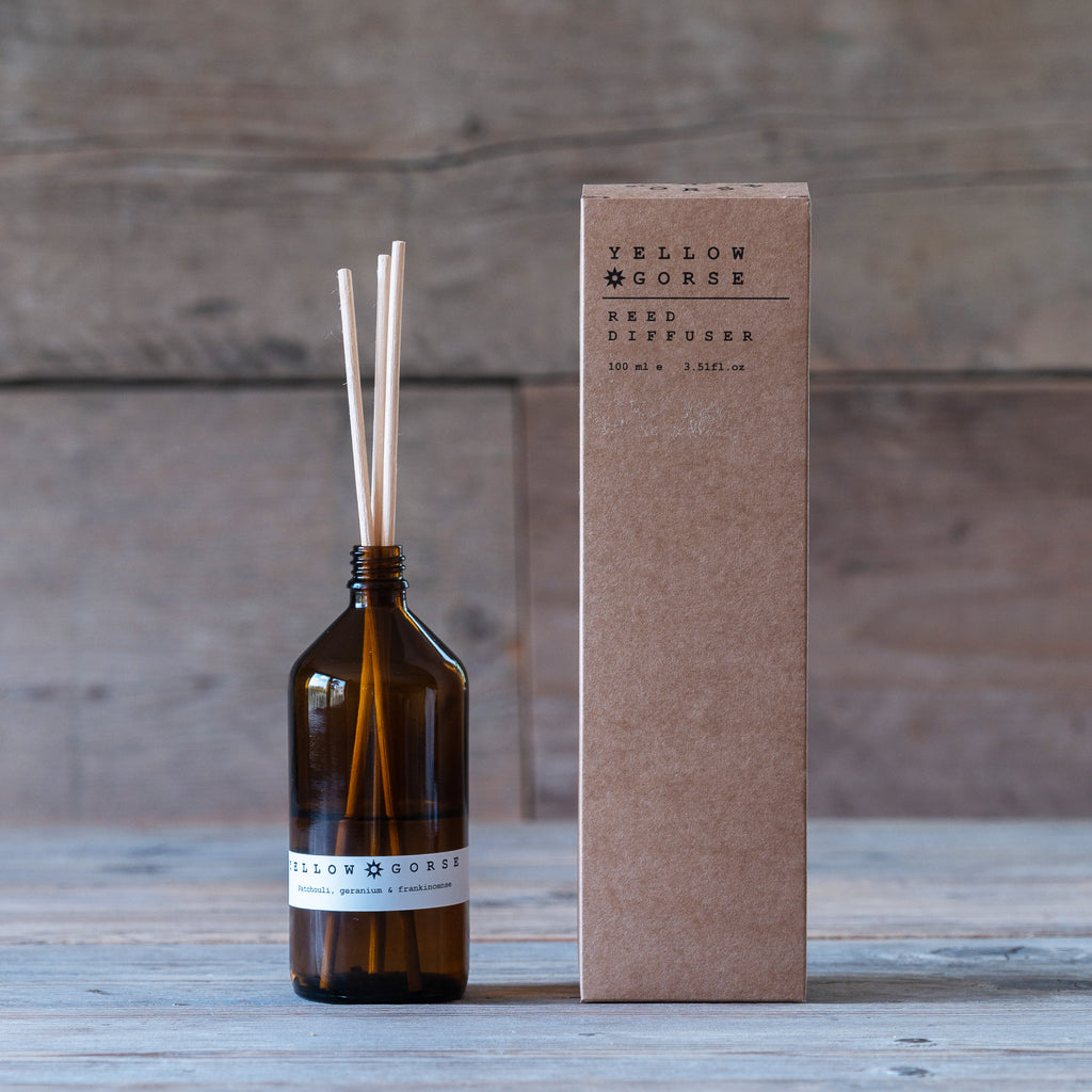 Essential Oil Reeds Natural Essential Oil Reed Diffuser | Hand Poured in Dorset– Yellow Gorse